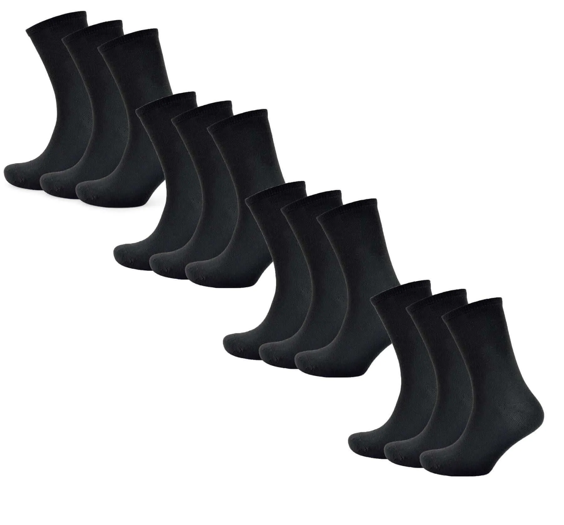 12 Pack Womens Thermal Winter Socks Extra Warm for Cold Weather High Insulation with 2.3 Tog Rating Perfect for Work Boots and Outdoor Activities by Heatwave Thermalwear