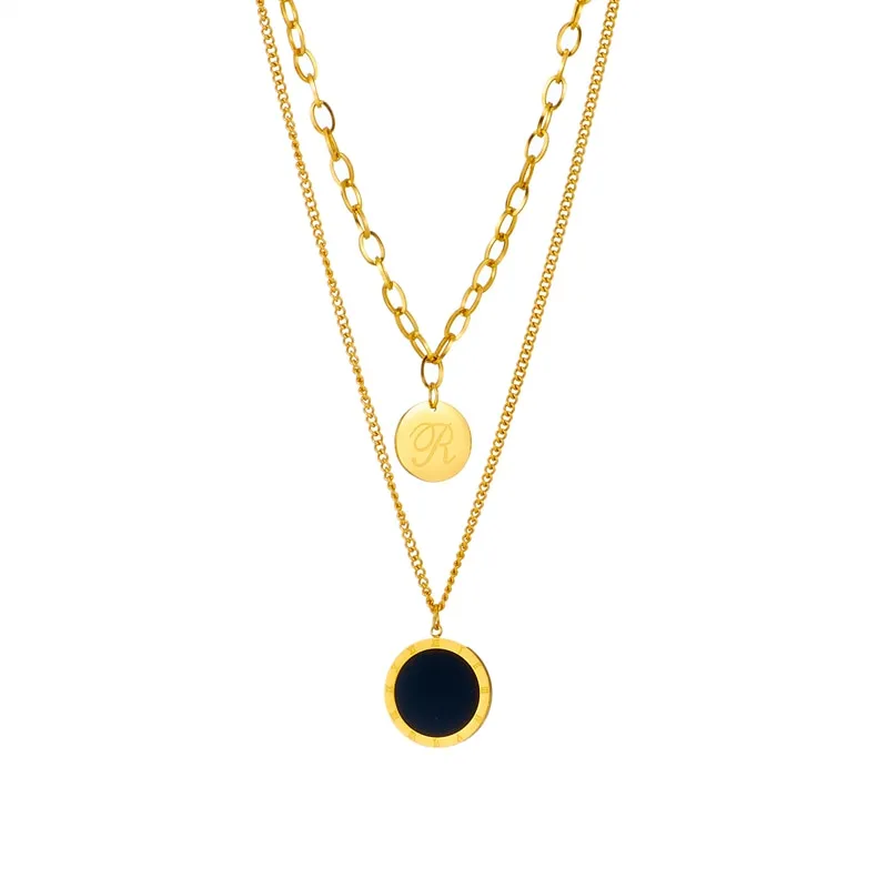 316L Stainless Steel Roman Necklace For Women