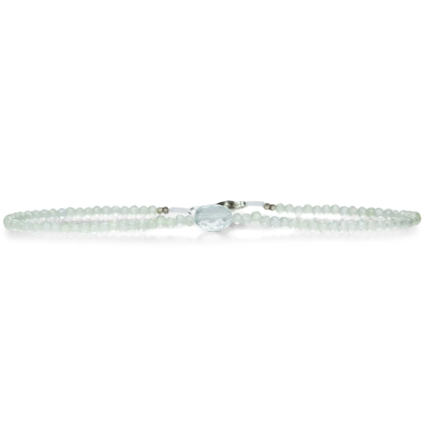 Apatite and Tourmaline Bead Bracelet