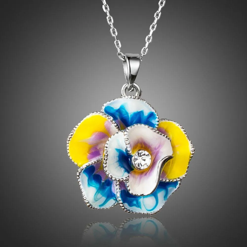 Artistic Flower Necklace KPN0162