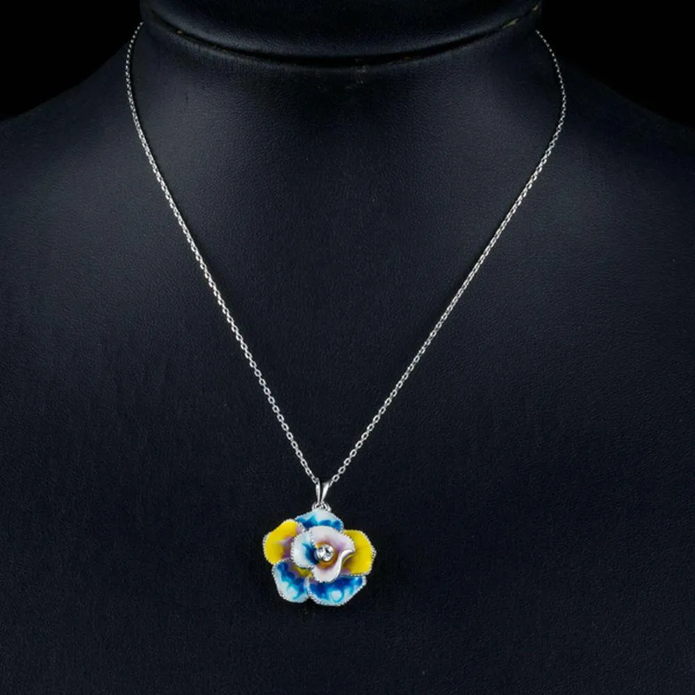 Artistic Flower Necklace KPN0162