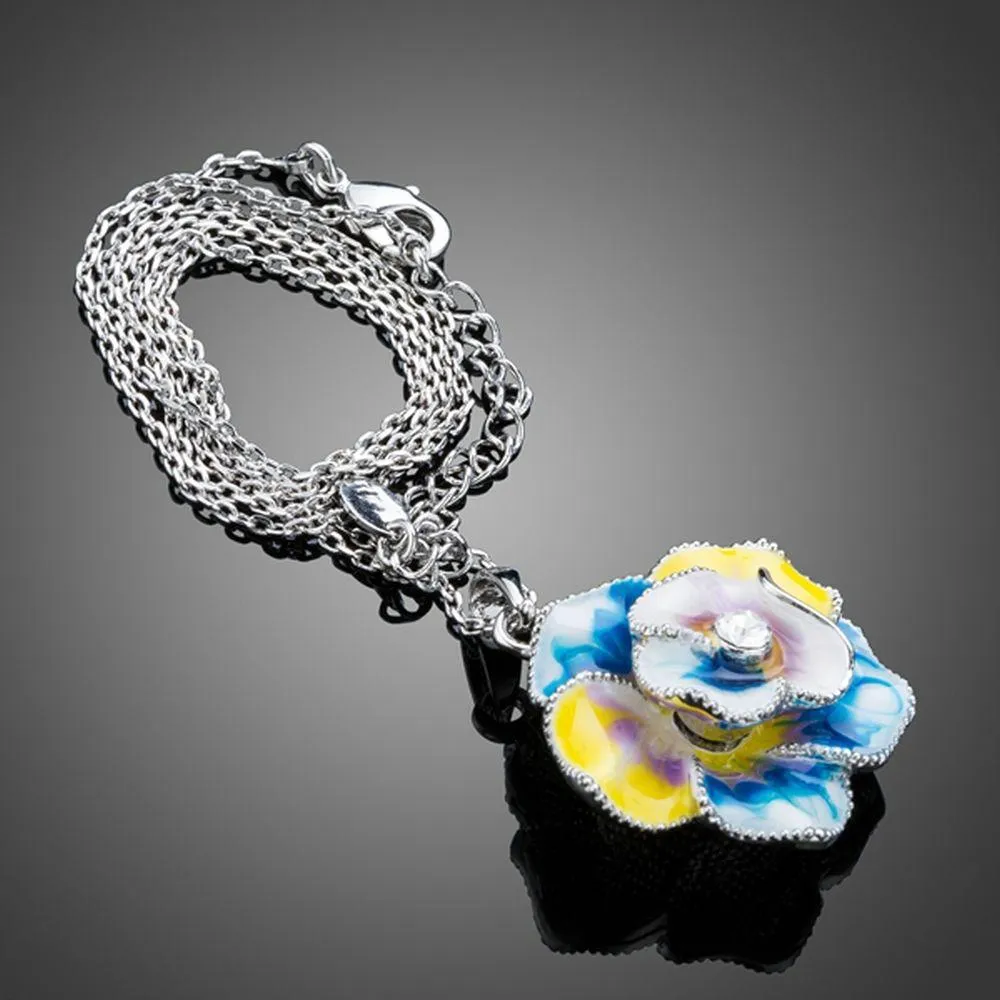 Artistic Flower Necklace KPN0162
