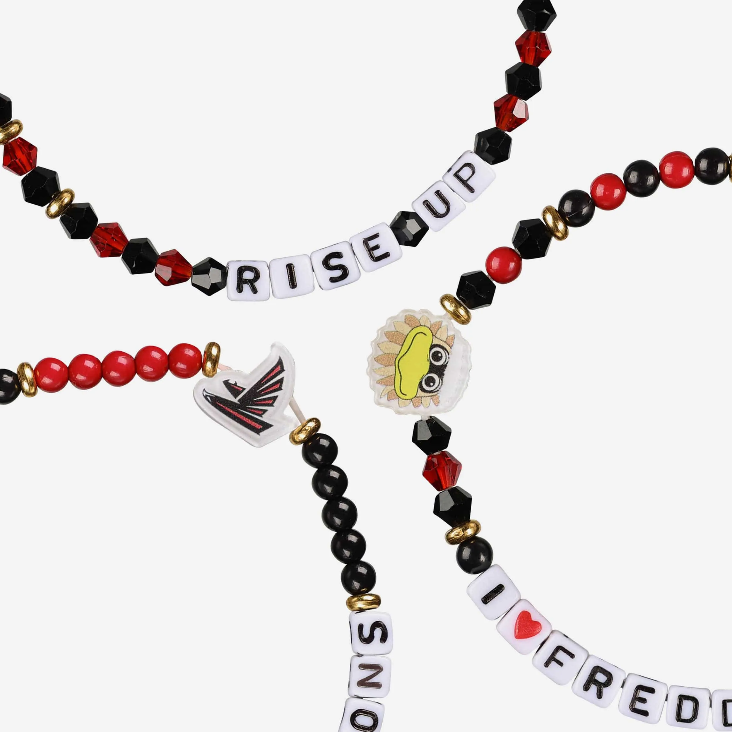 Atlanta Falcons 3 Pack Friendship Bracelet