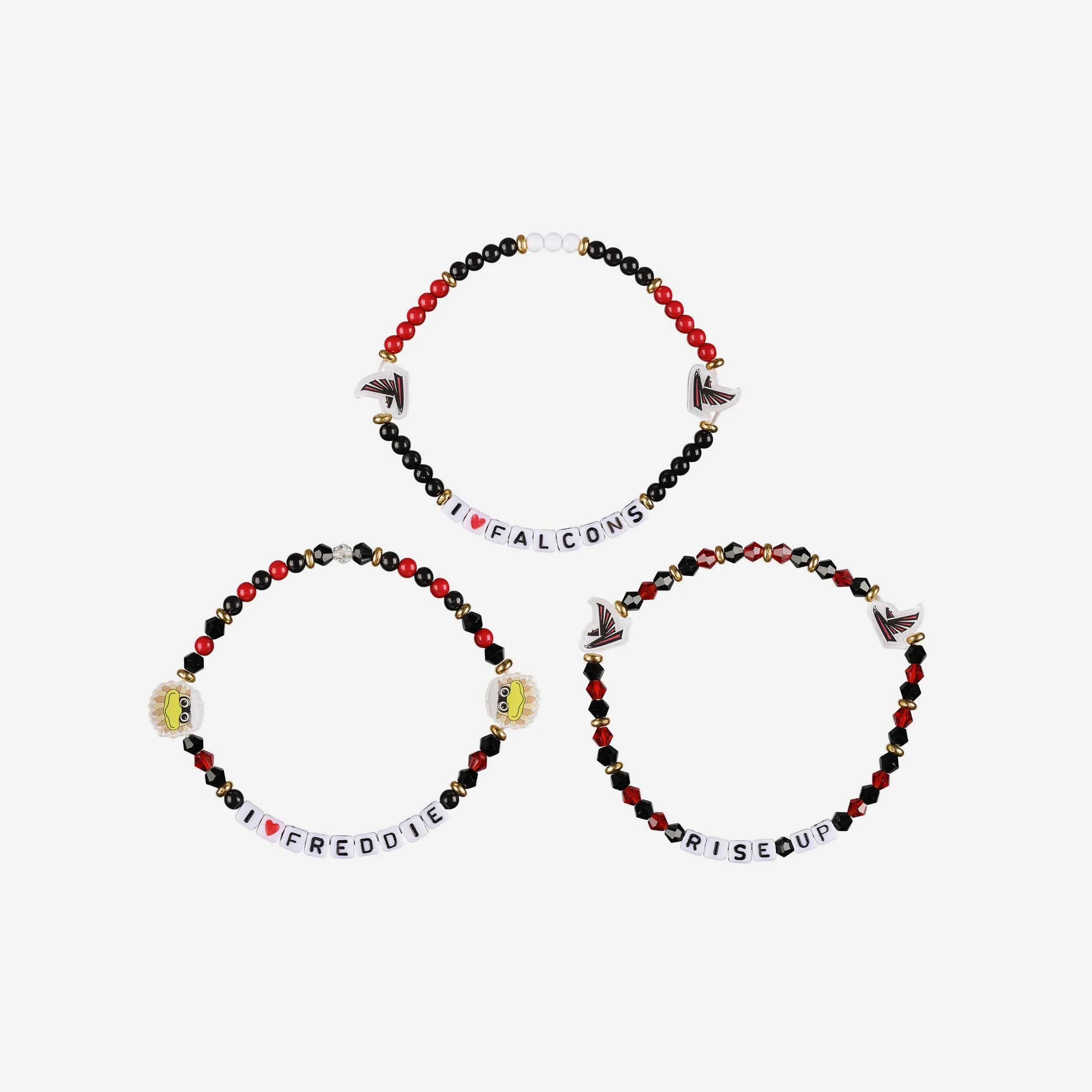 Atlanta Falcons 3 Pack Friendship Bracelet