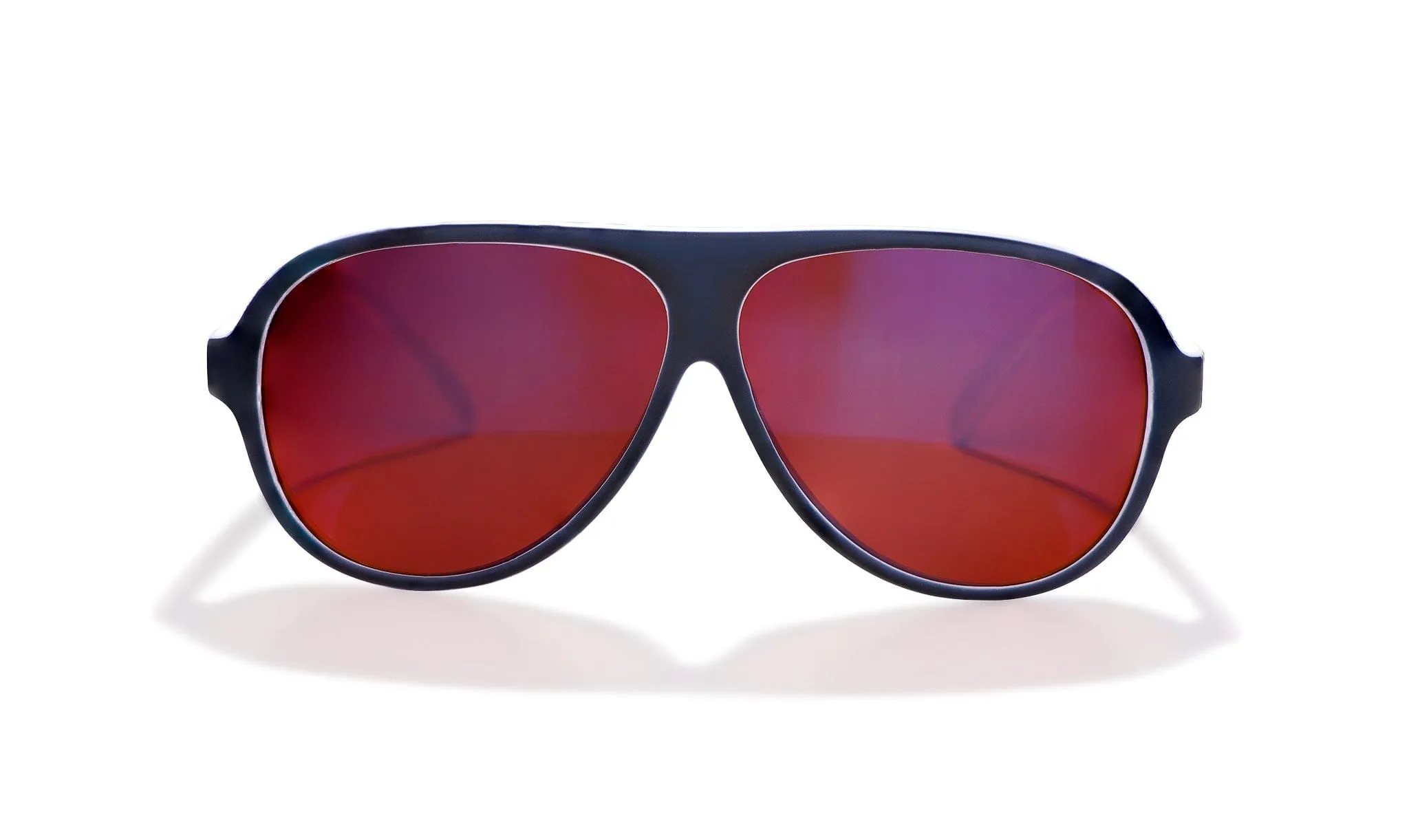 Aviator Blue Mirror in Panda