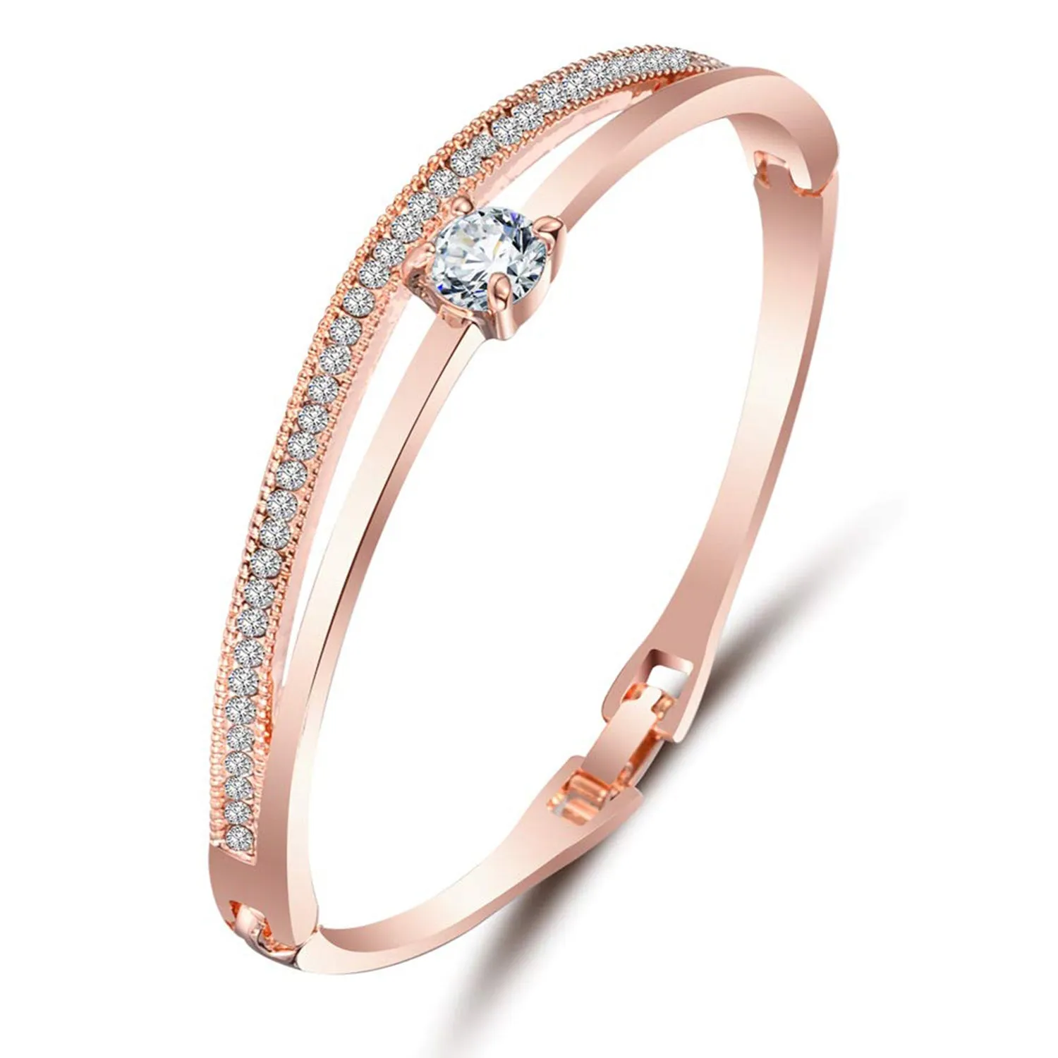 Bangle Style Beautifully Studded Kada Bracelet