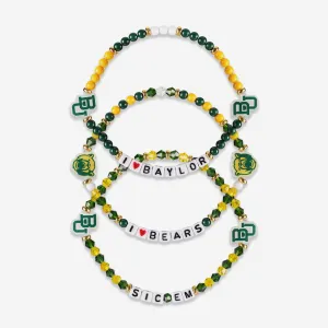 Baylor Bears 3 Pack Friendship Bracelet