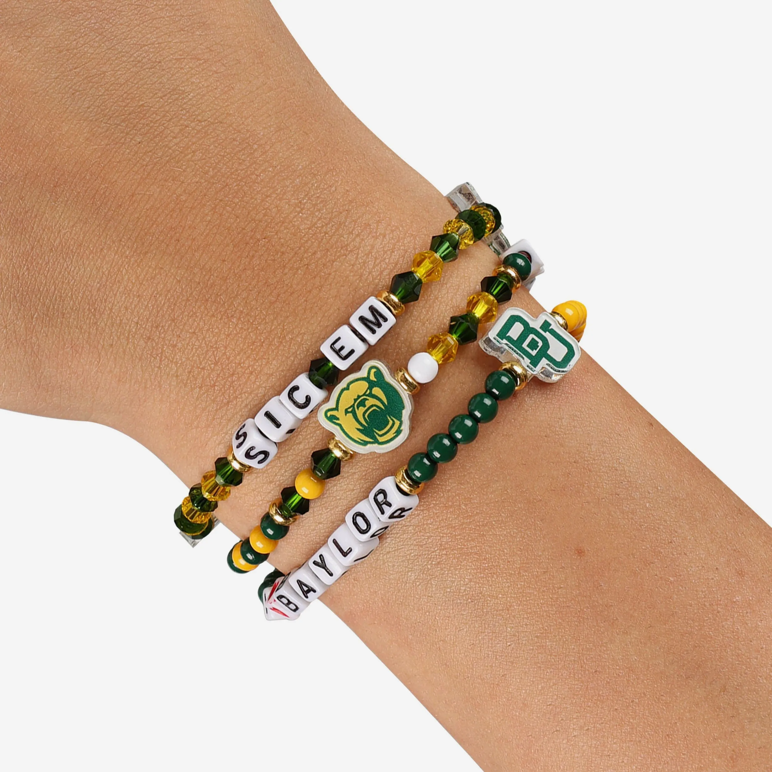 Baylor Bears 3 Pack Friendship Bracelet