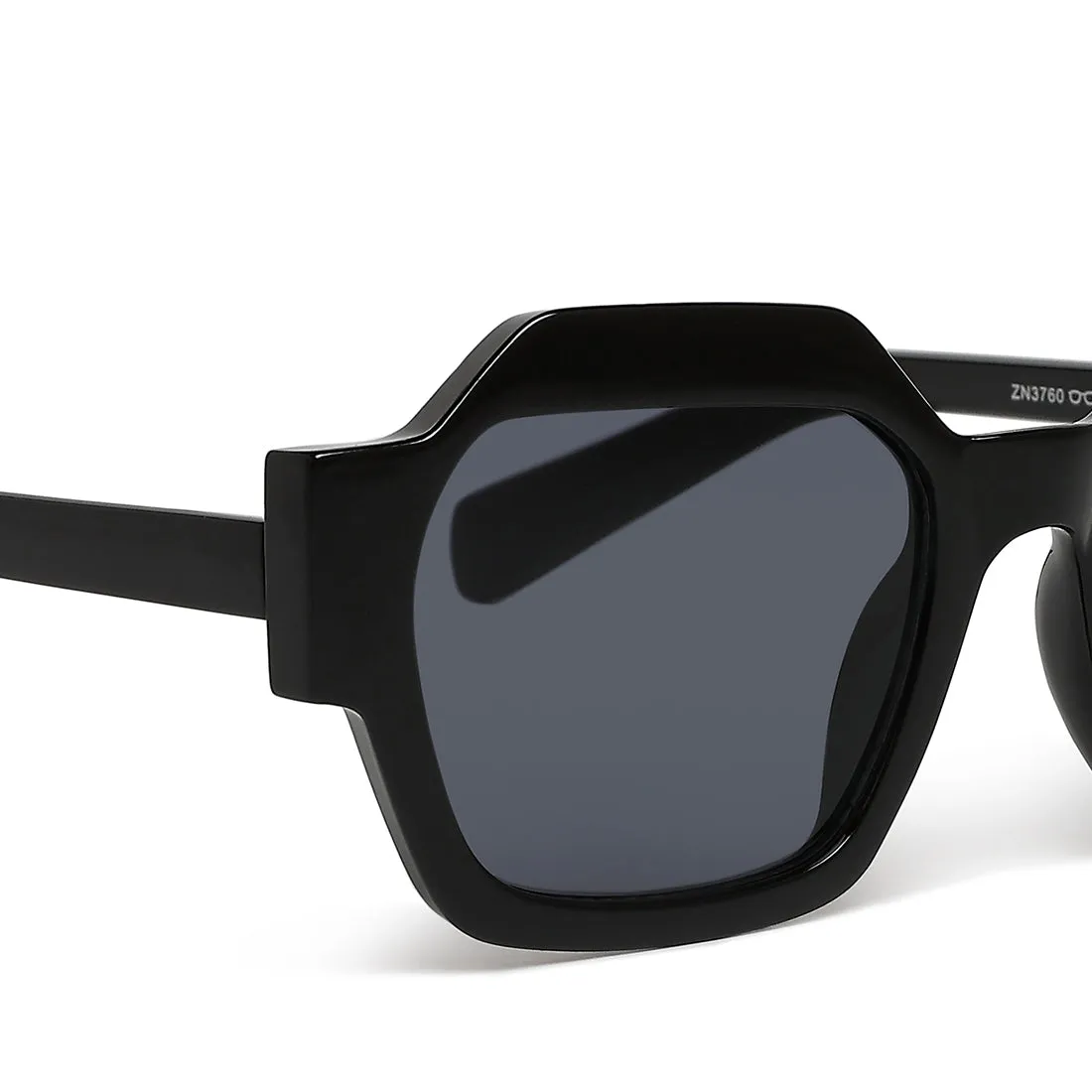 Bevel Frame Square Sunglasses