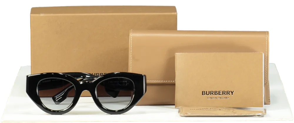 Burberry Black/Grey Gradient Meadow Sunglasses in case& Box OBE4390