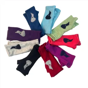 Cashmere Fingerless Gloves-Block Island