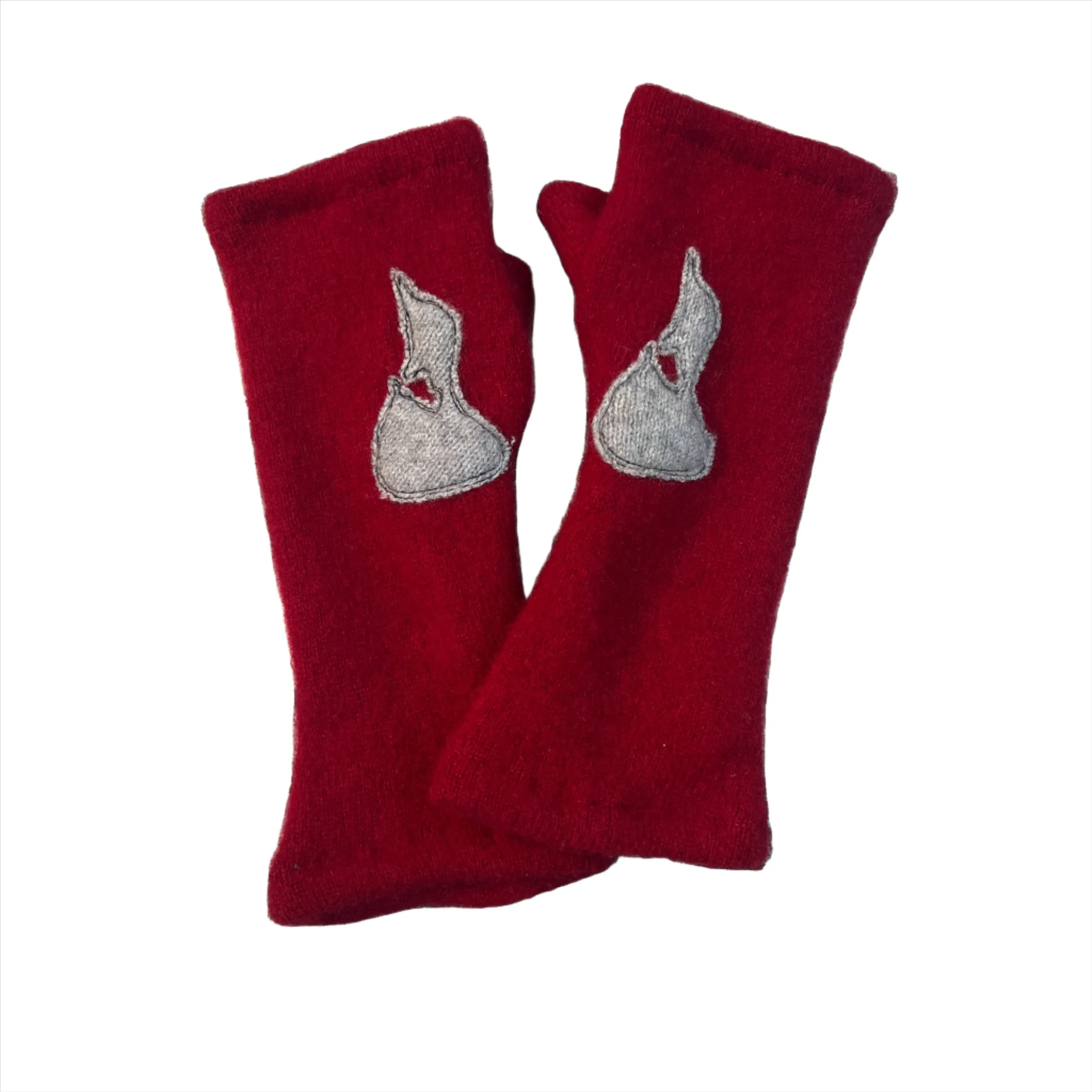 Cashmere Fingerless Gloves-Block Island