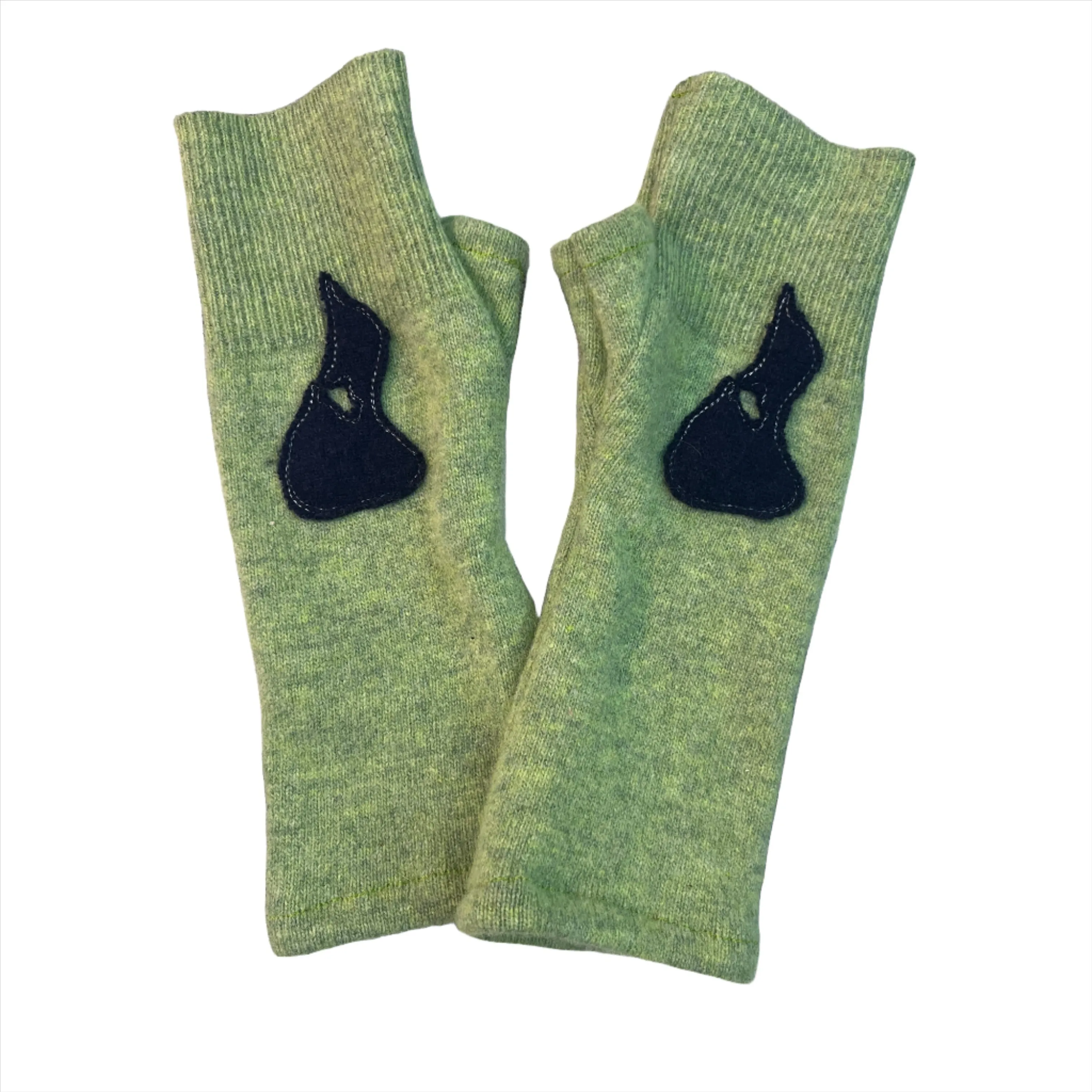 Cashmere Fingerless Gloves-Block Island