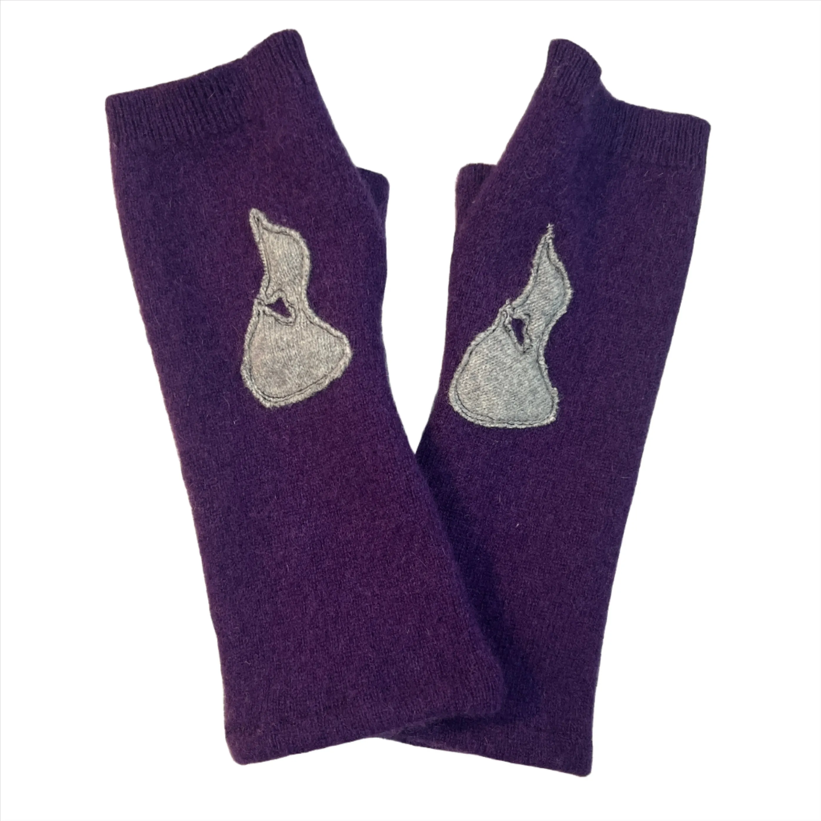 Cashmere Fingerless Gloves-Block Island