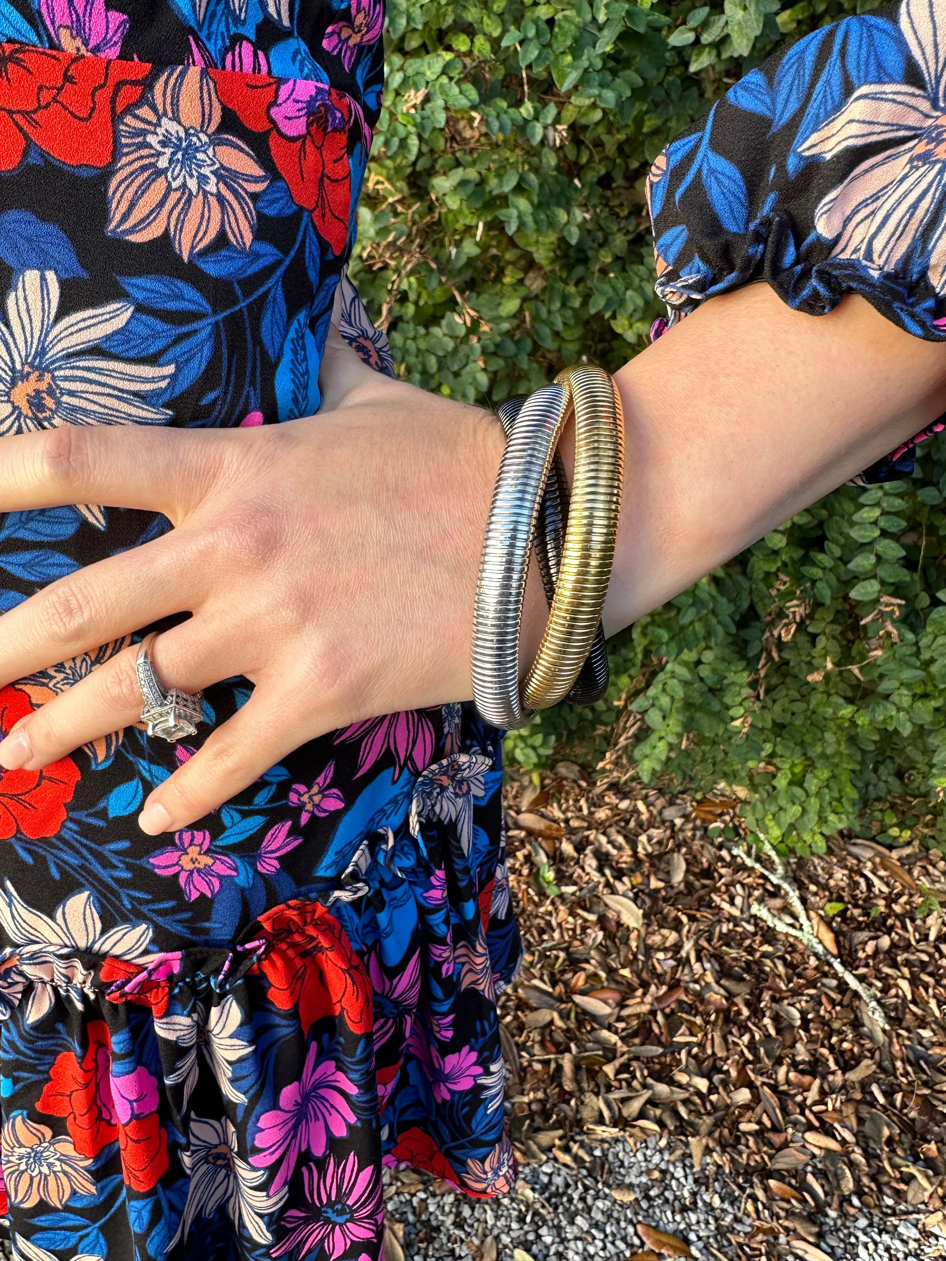 Cobra Bracelets- Mixed Metal