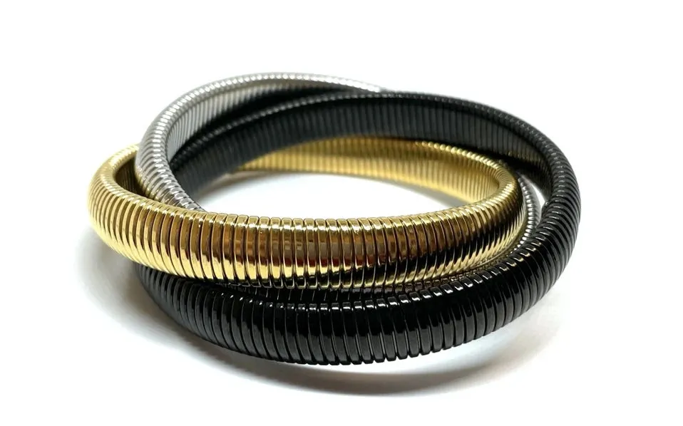 Cobra Bracelets- Mixed Metal