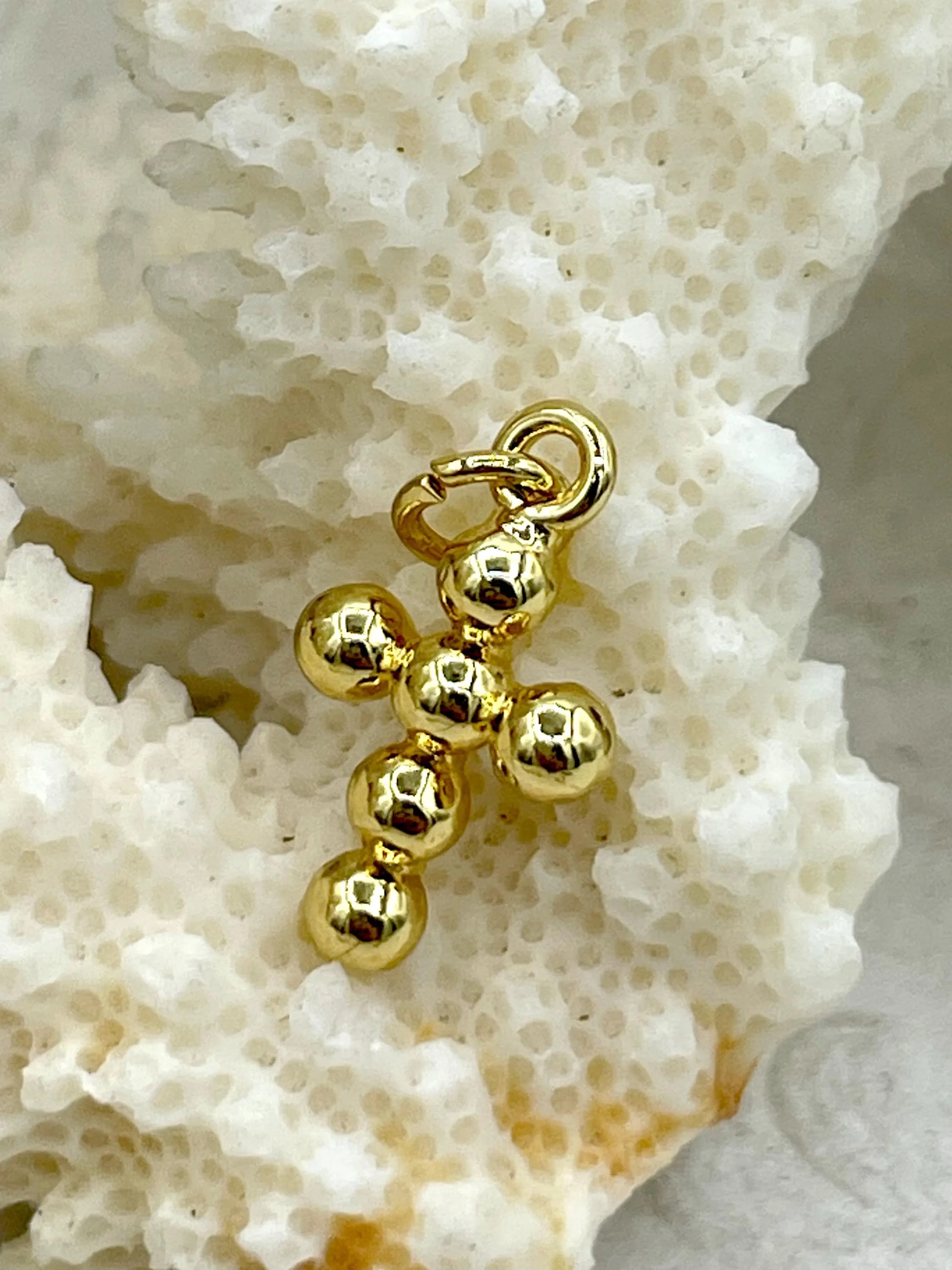 CZ Micro PAVE Gold Cross Charms, 2 Styles, Blue CZ, Gold Plated Brass, Religious Cross Charms, Cubic Zirconia, Plated Brass,Fast Ship