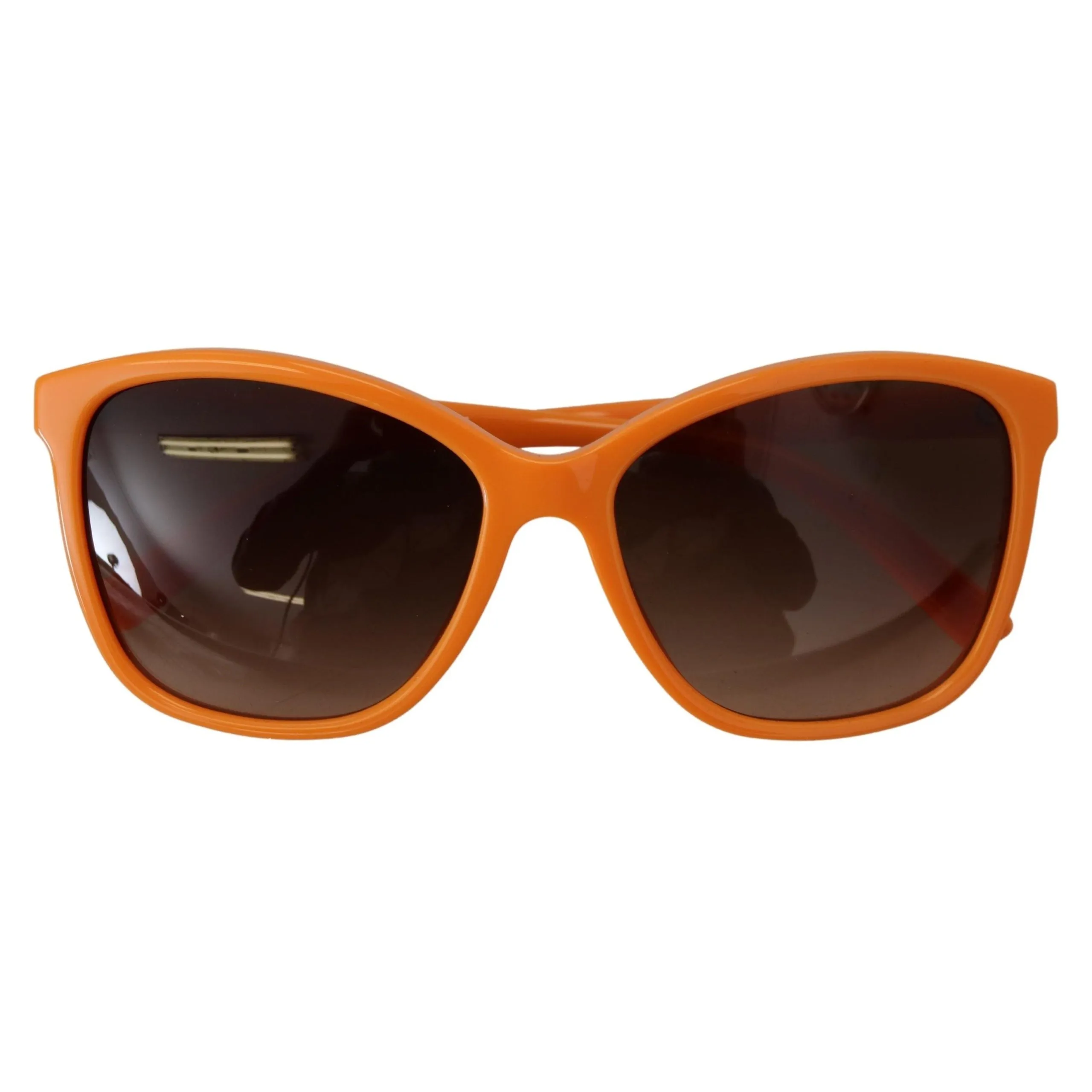 Dolce & Gabbana Chic Orange Round Sunglasses for Women