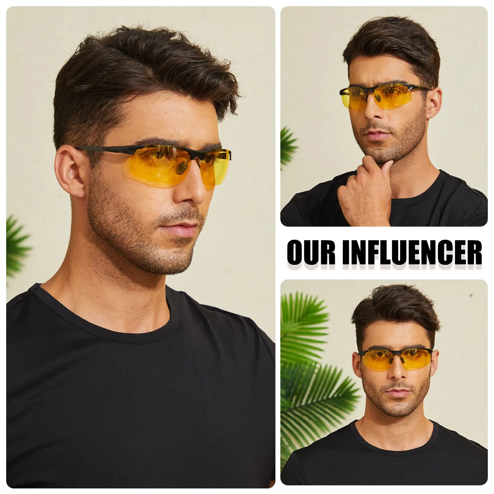 DUCO Men's Sports Polarized Driving Sunglasses for Men DC8277