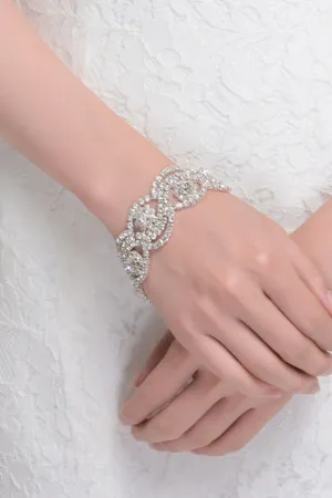 Elegant Alloy With Crystal Ladies' Bracelets