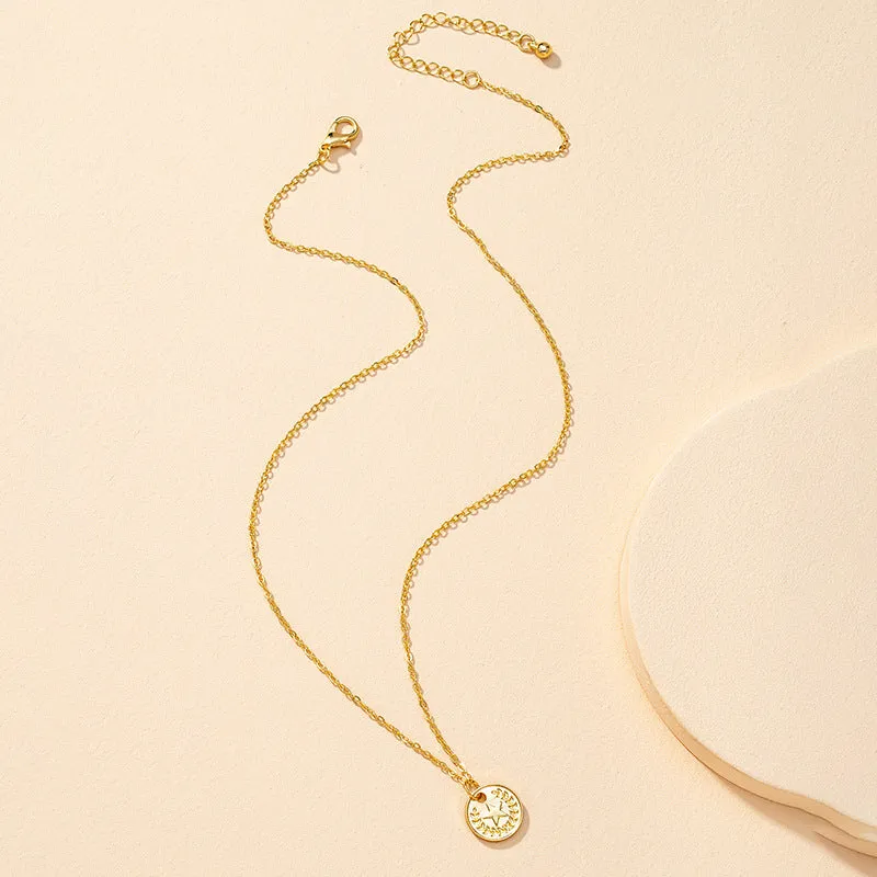 Exquisite Vienna Verve Gold Coin and Star Pendant Necklace