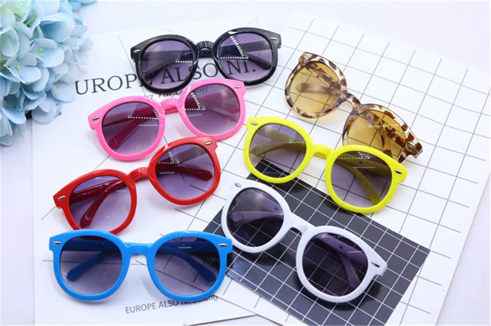 Fashion brand children's sunglasses kids UV protection