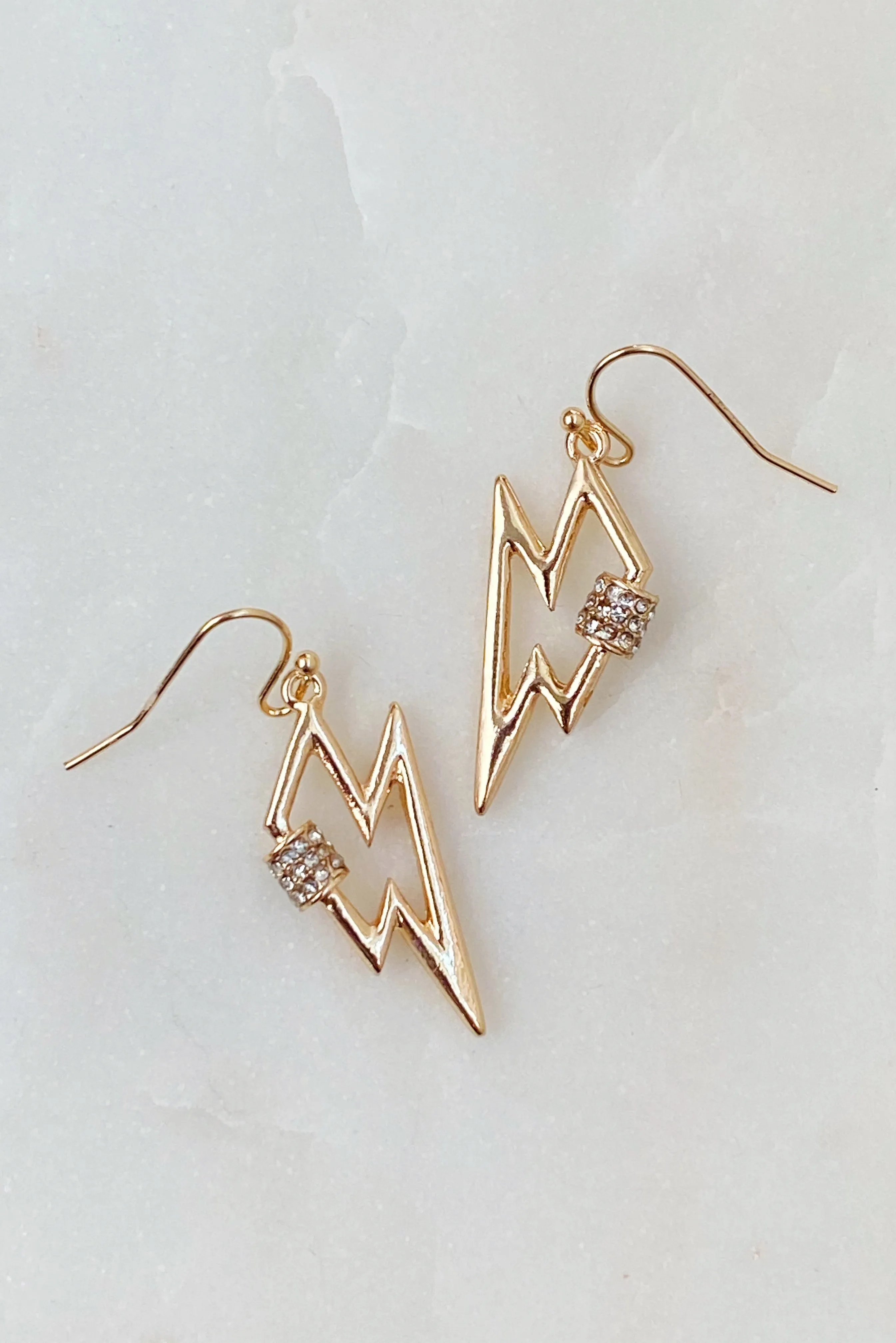 Flashy Bolt Earrings