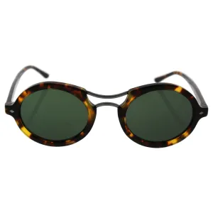 Giorgio Armani Ar 8072 5092/31 Frames Of Life - Yellow Havana/green By Giorgio Armani For Women - 48-23-140 Mm Sunglasse