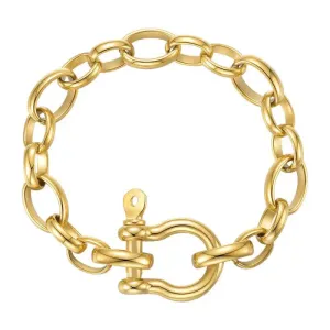 Goth Lock Stainless Steel Bracelets