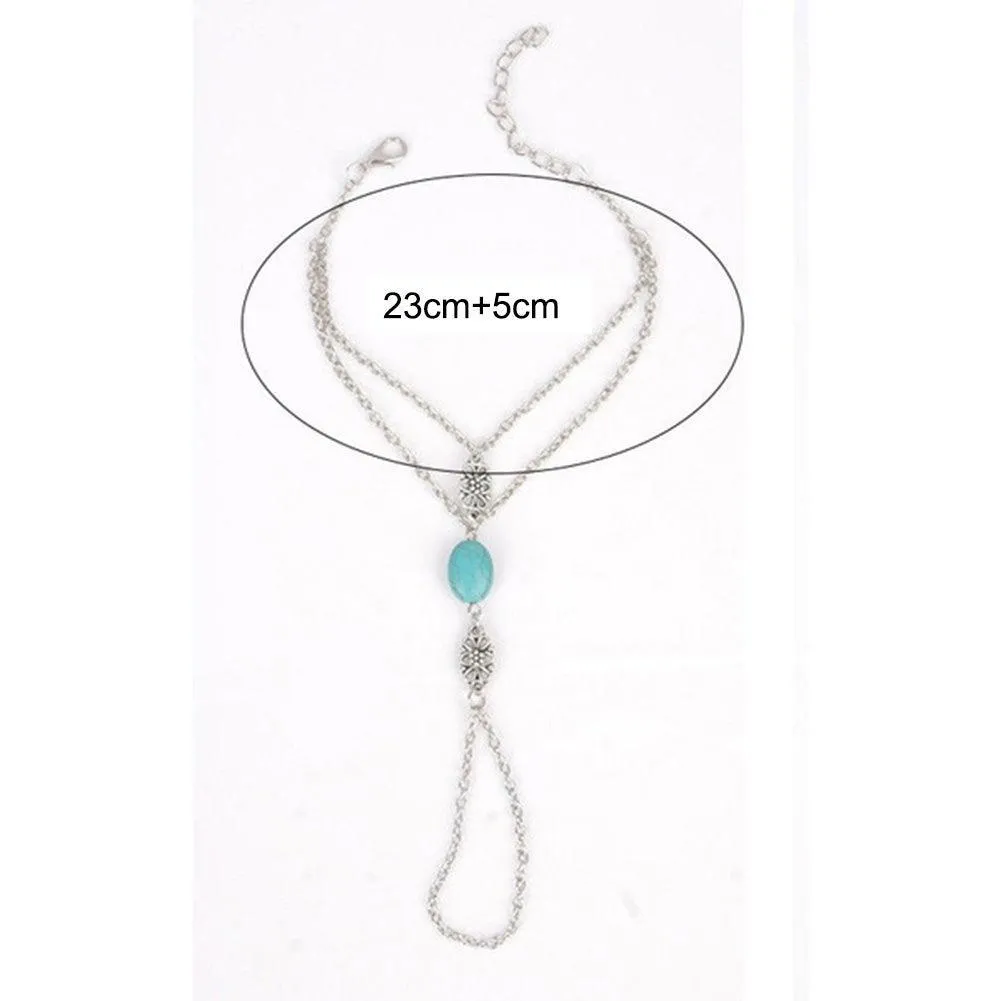 Green Stone Beads Bracelet