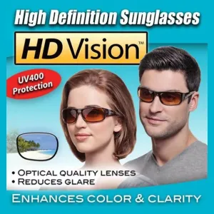 HD Vision  Sunglasses- Unisex- Black