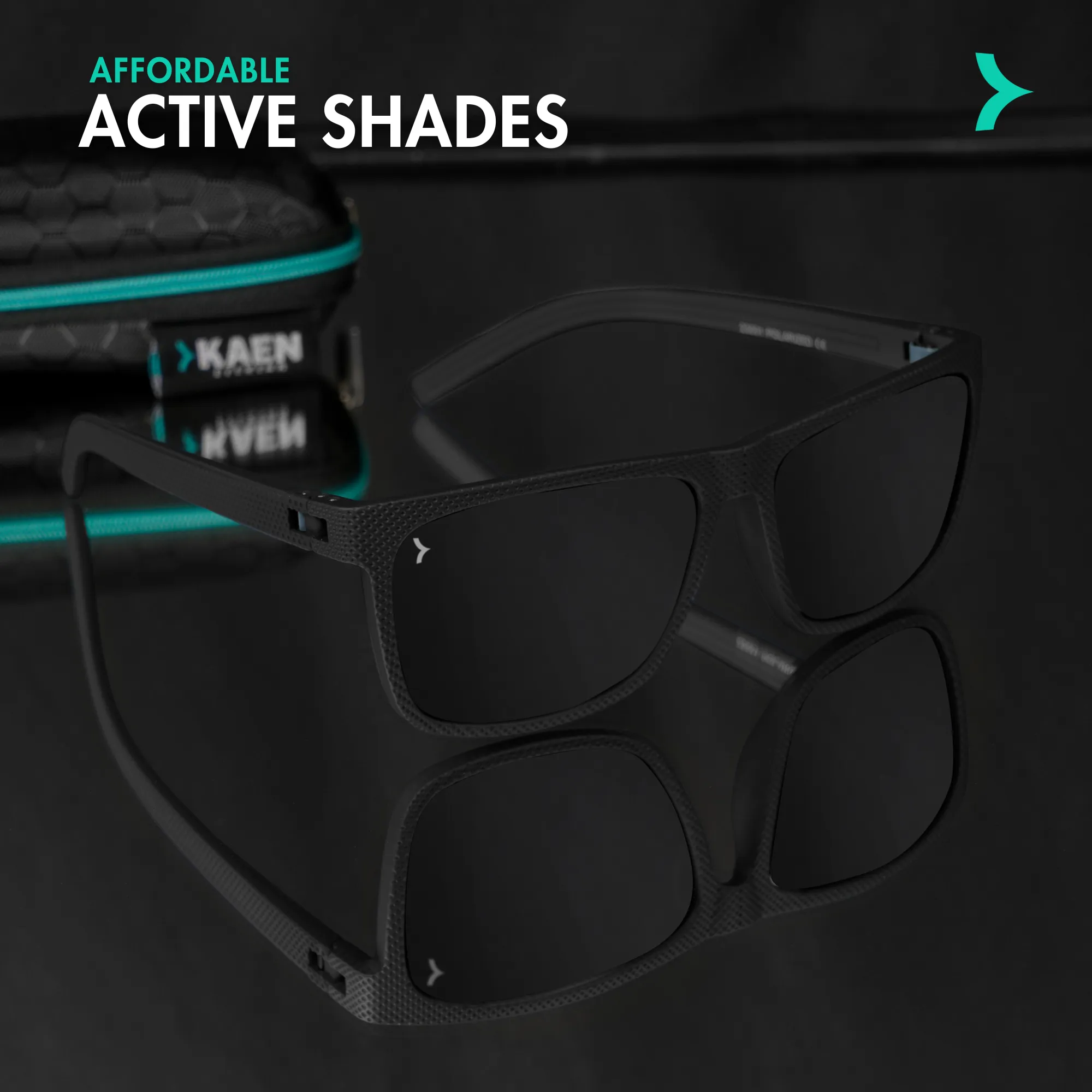 Kev Black Power Sunglasses