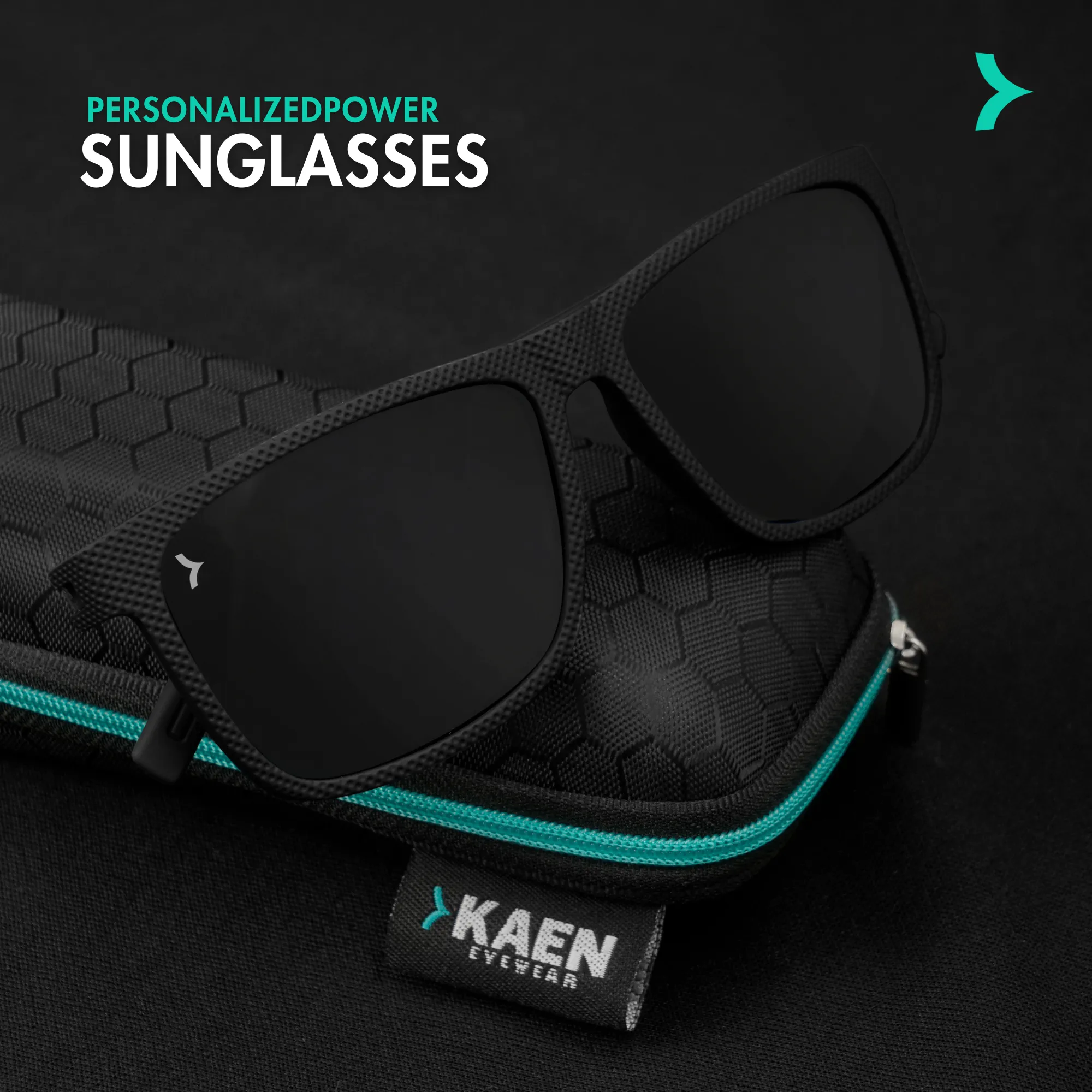 Kev Black Power Sunglasses