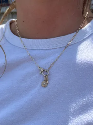 Micro Medallion Evil Eye Charm