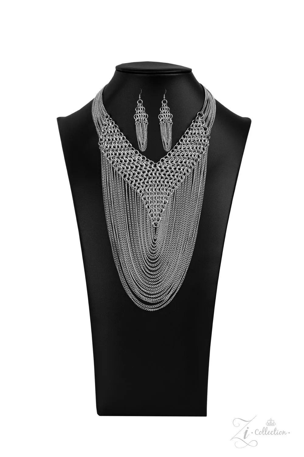 Paparazzi Defiant Zi Necklace 2020 Zi Collection