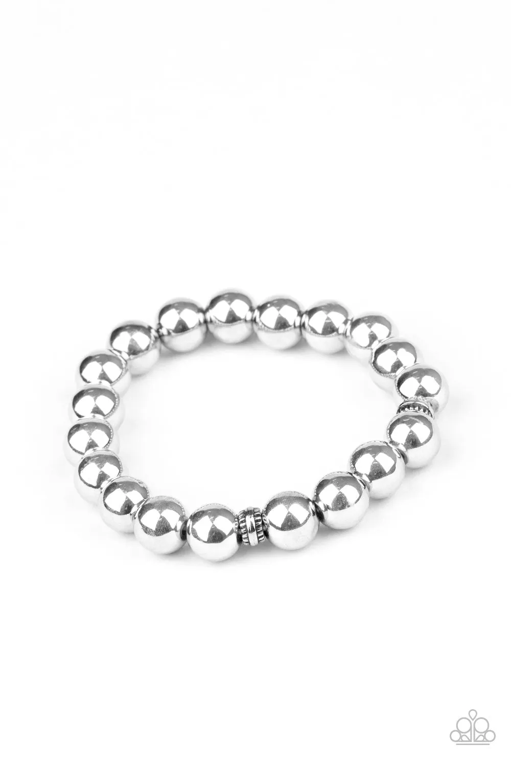 Paparazzi Resilience - Silver Bracelet