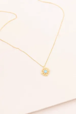 Pixum Compass Stone Necklace