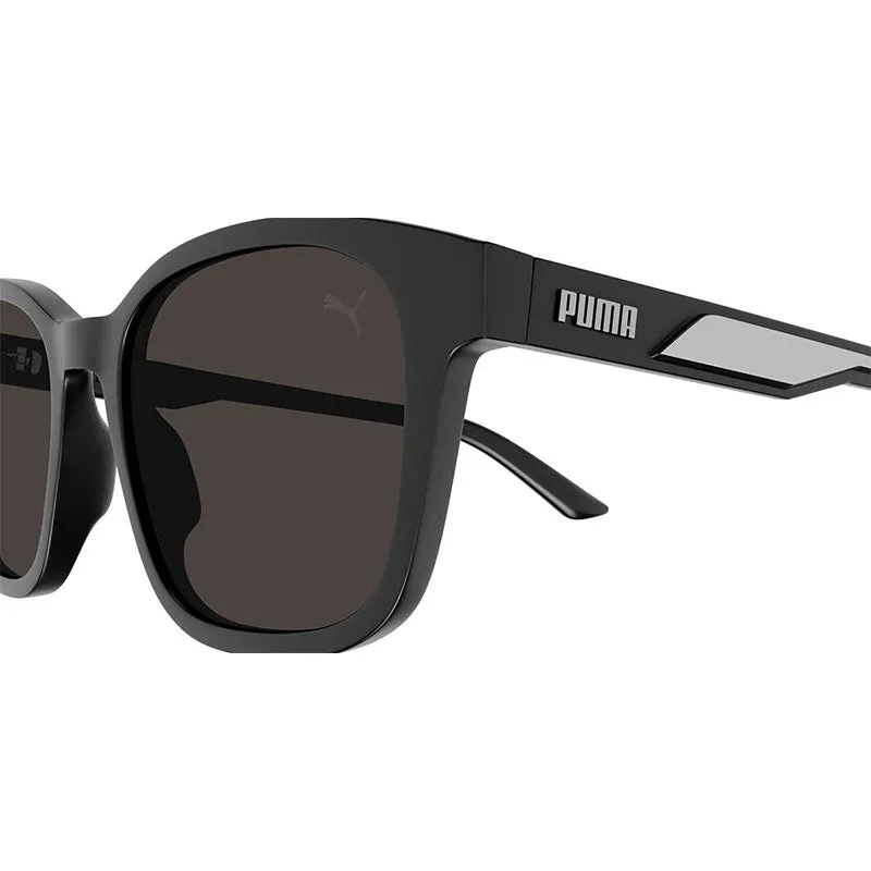 PUMA PU0385S Black/Grey/Smoke Sunglasses