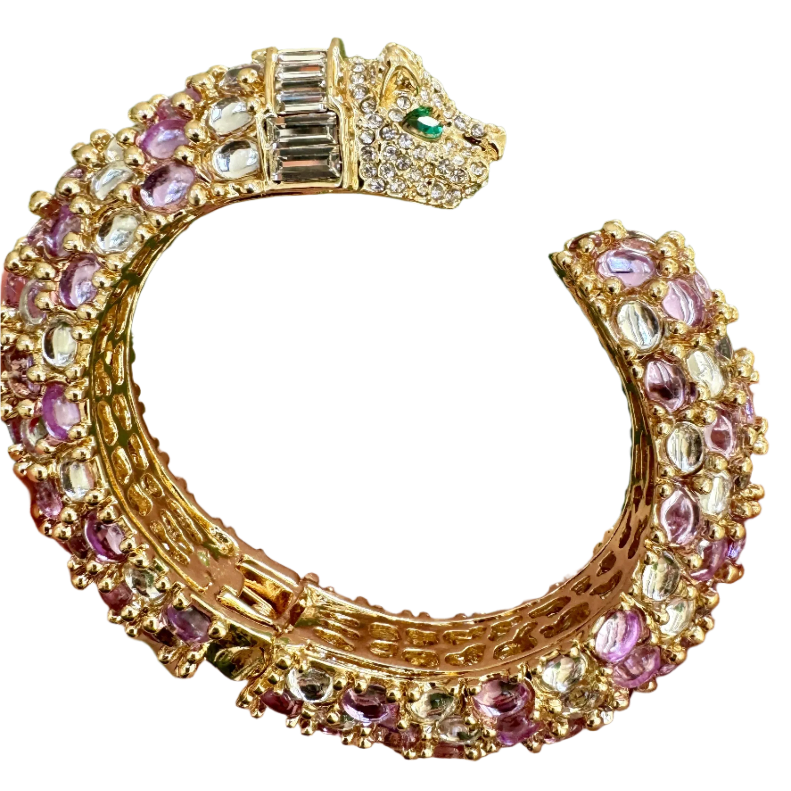 Purple Jewel Panther Bracelet