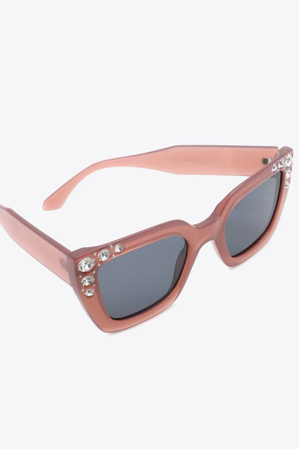 RHINESTONE CHIC WAYFARER SUNGLASSES