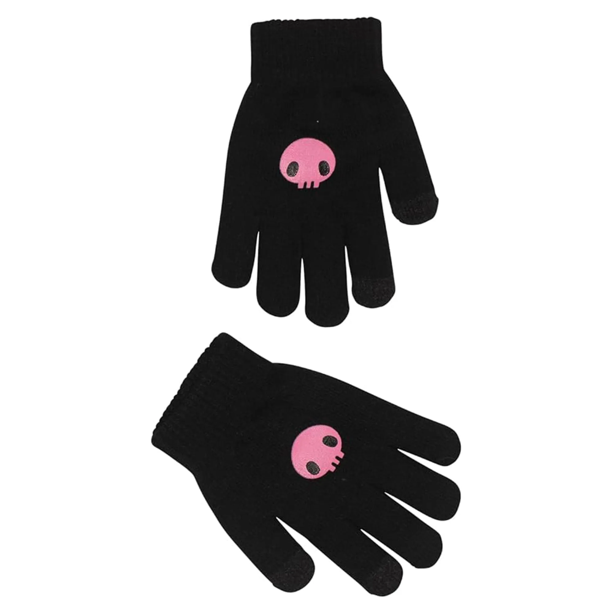 Sanrio Kuromi Knit Beanie and Gloves 2 Piece Set