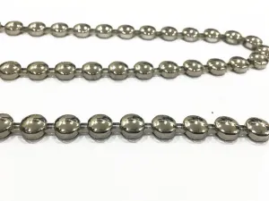 Silver Circular Metal Chains (8 mm) (Wholesale)