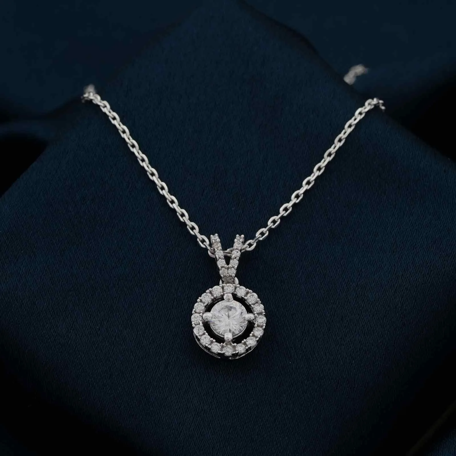 Silver Graceful Compass Pendant