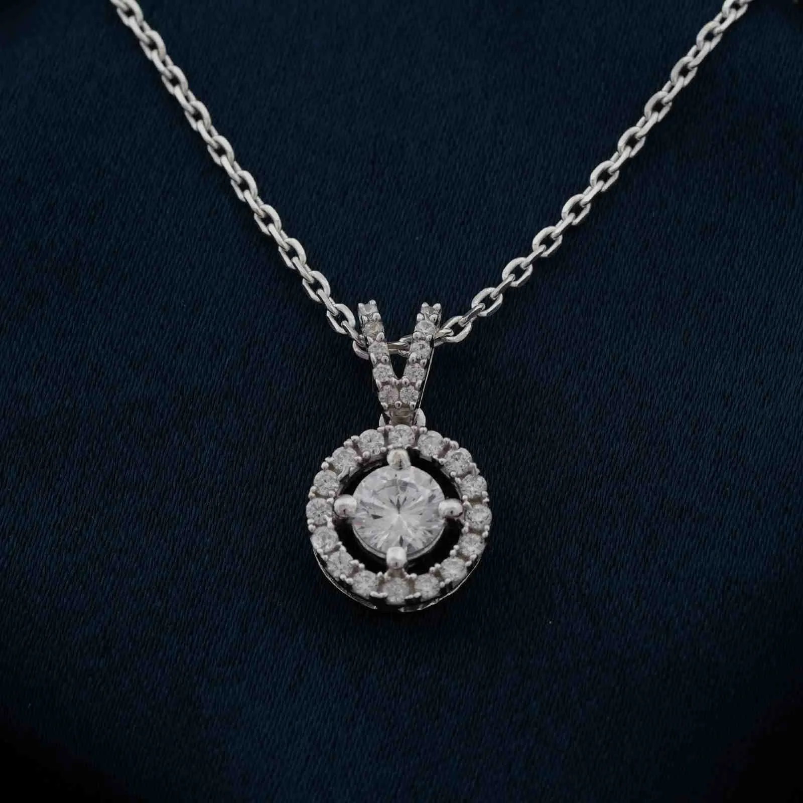 Silver Graceful Compass Pendant
