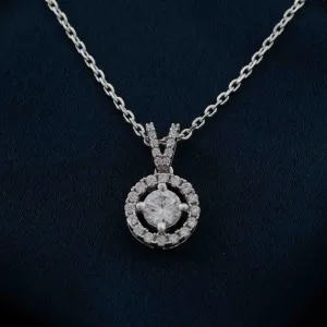 Silver Graceful Compass Pendant