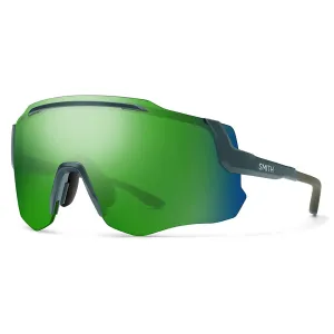 Smith Unisex Matte Stone/Moss Frame Chromapop Green Mirror Lens Non-Polarized Momentum Performance Sunglasses - 205884SIF99X8