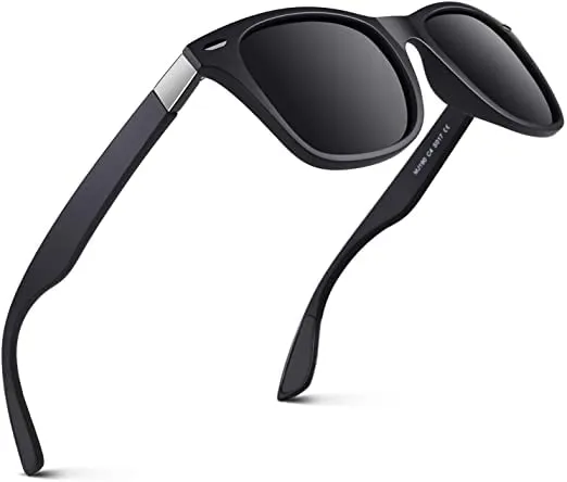 Square Light Weight Durable Matt Finished Premium Polarised UV Protected Sunglasses for Men and Women