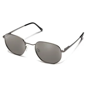 Suncloud Unisex Matte Gunmetal Frame Gray Lens Del Ray Polarized Sunglasses - 203235KJ150M9