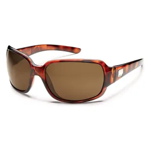 Suncloud Unisex Tortoise Frame Brown Lens Cookie Polarized Sunglasses - S-COPPBRTT
