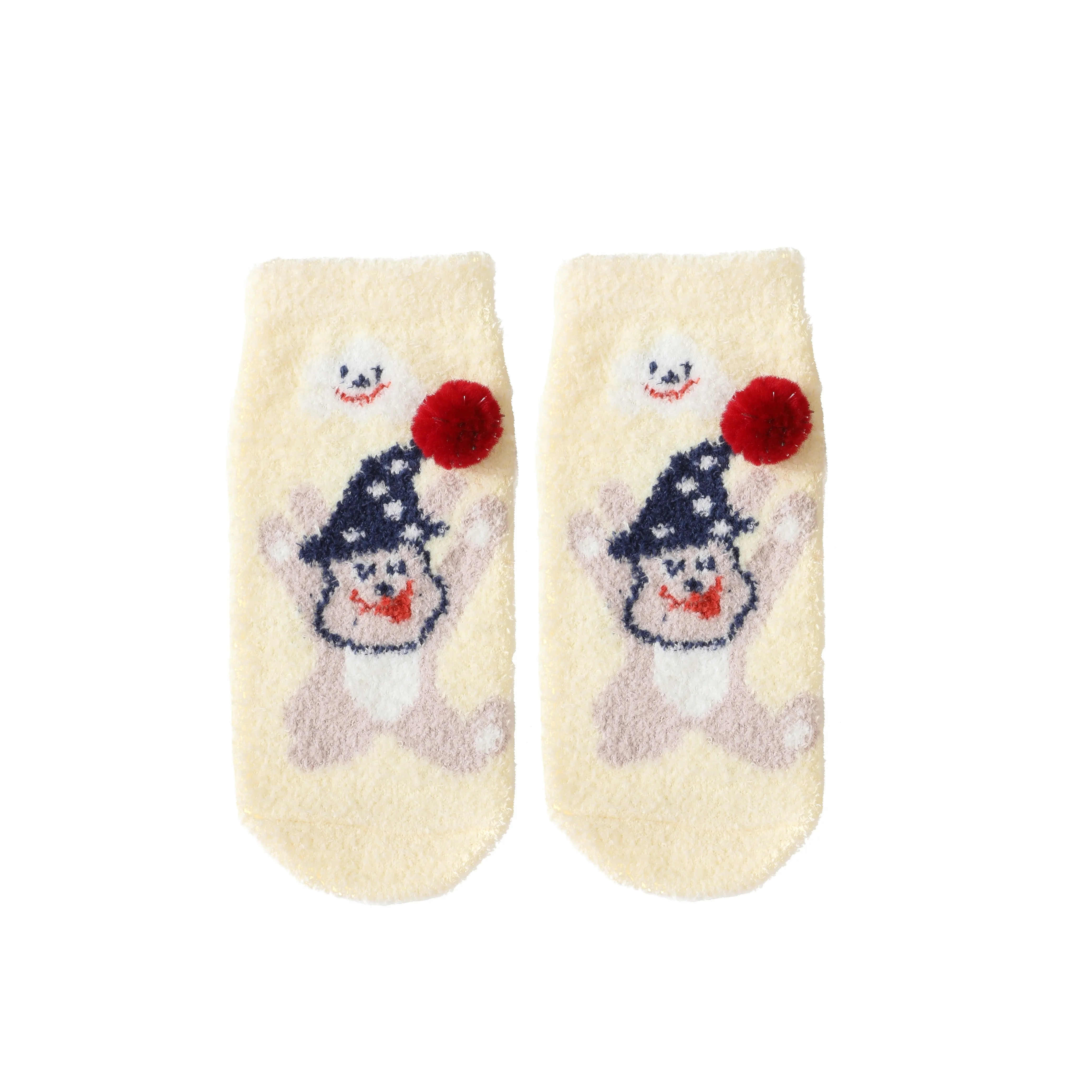 Sweetnana Cozy Ankle Crew Socks for Toddlers, Super Soft Thickened Winter Socks, Ideal for Cold Weather Comfort